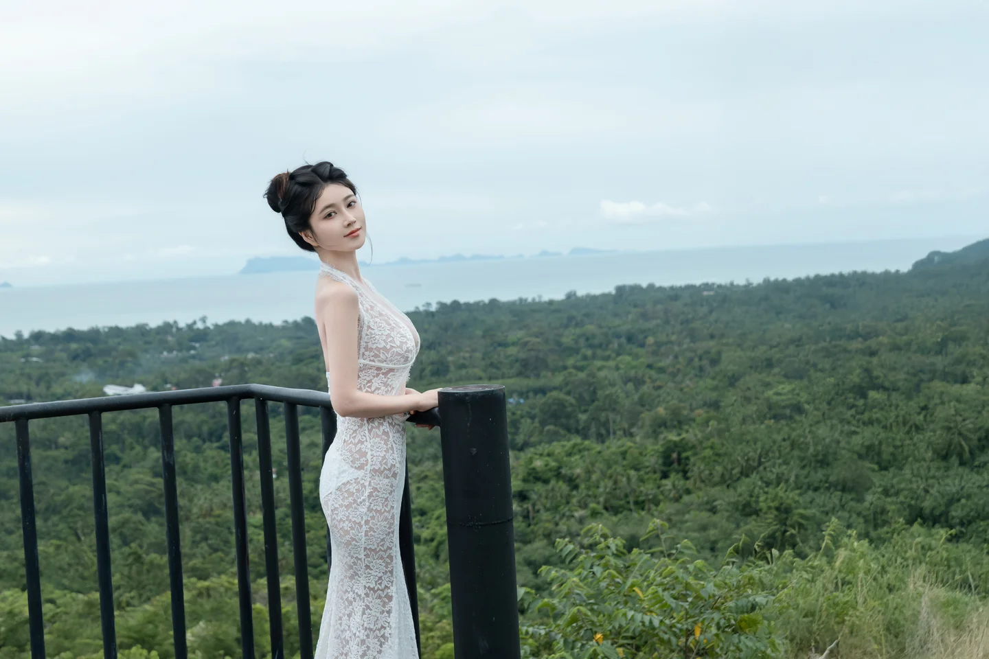 年年 - 白色连衣裙 [73P-314MB] tg@simisebaisi 【丝足阁】022.webp